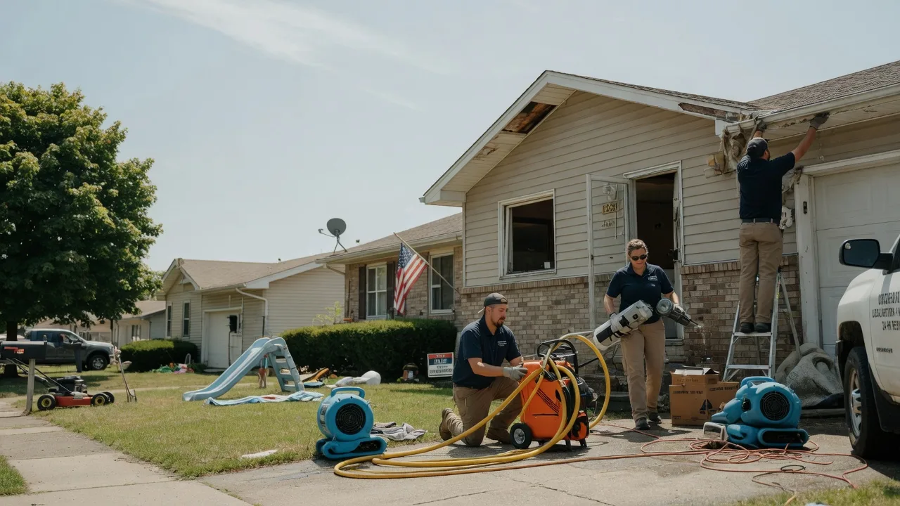 Water Damage Restoration in Dewitt, IL near me